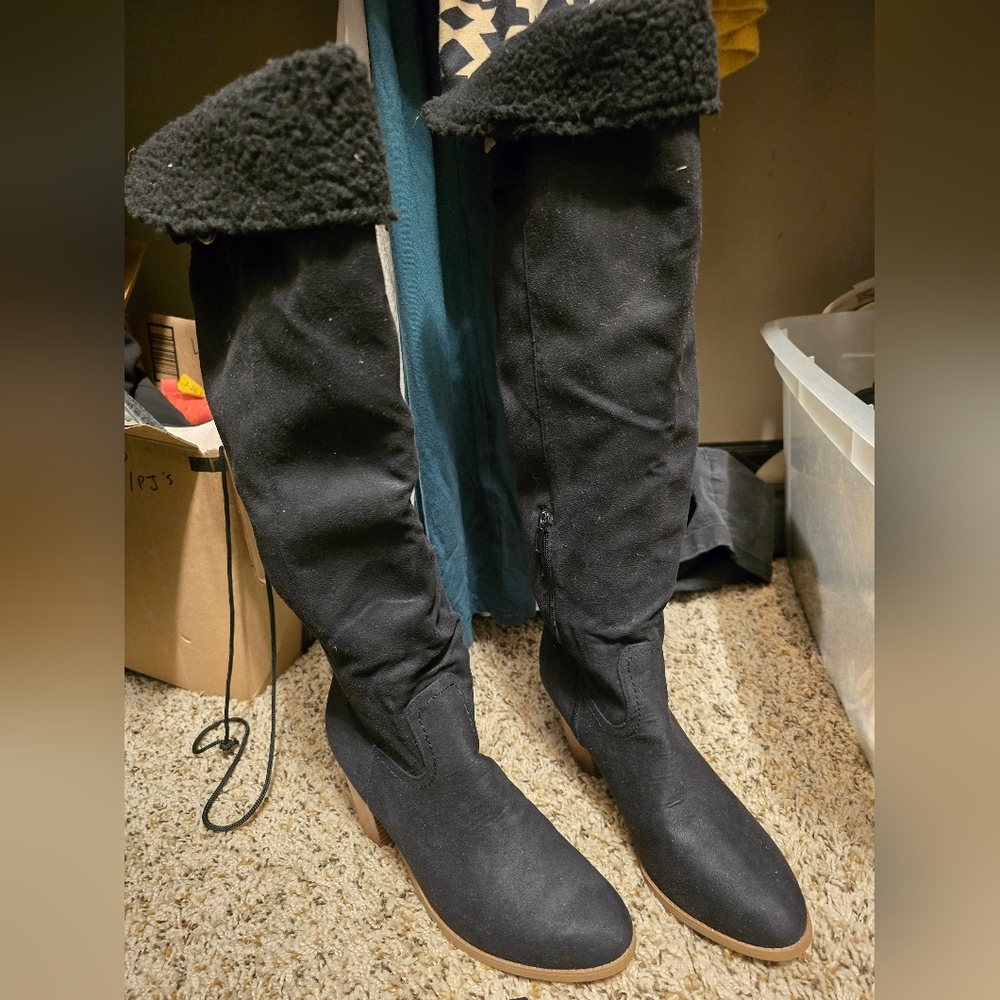 Sugar Winkie Tall Fabric Boots